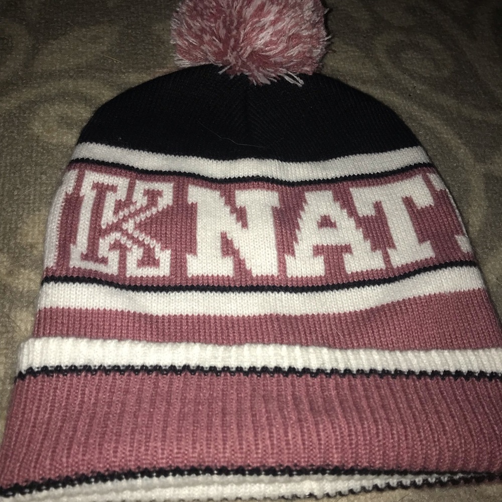 Pink Victoria secret winter hat ❄️